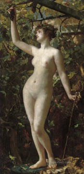 Una pintora victoriana Bacchante Henrietta Rae Pinturas al óleo